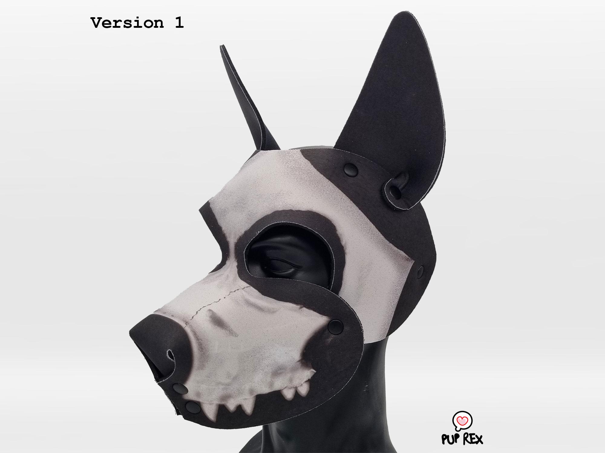 原宿　DOG 骸骨マスク Pup Rex Dog Skull V1 Neoprene Pup Hood - Etsy