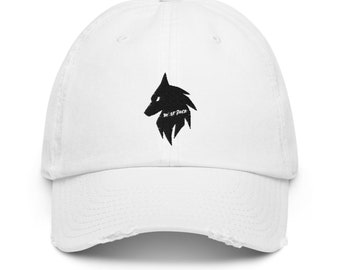 Savage White Wolf Hat