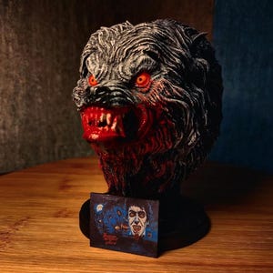 American Werewolf in London Ultra Realistic Bust Fast and Free Shipping with tracking number (Best Choice for Gift)