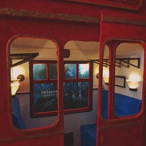 HP Hogwarts Express miniatuur dioramakunstwerk Snelle en gratis verzending met trackingnummer