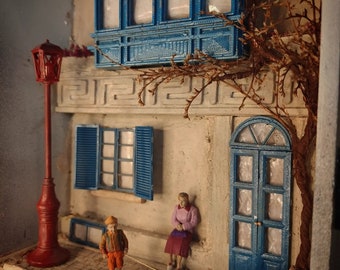 Dollhouse miniature diorama artwork fast and free shipping with tracking number