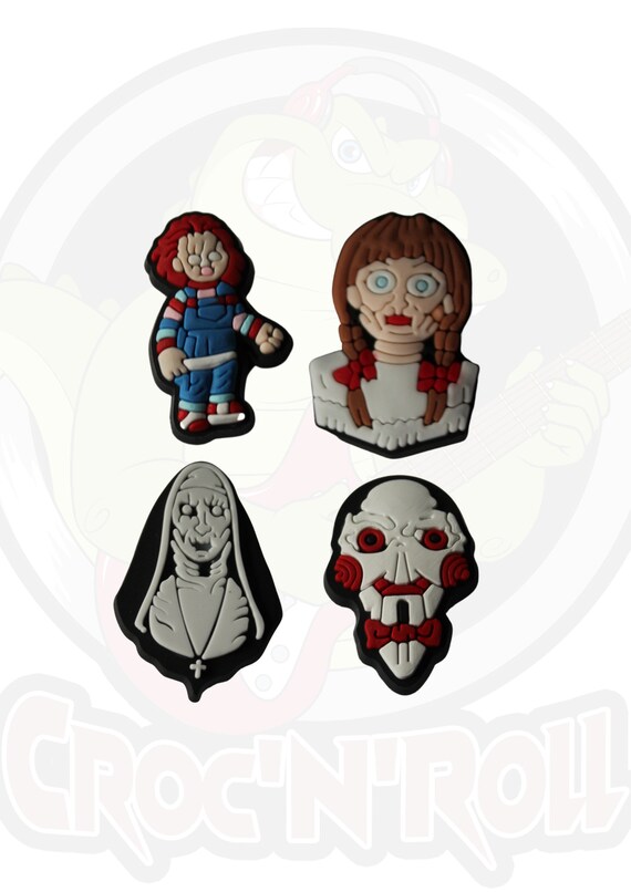 Horror Movie Chucky Nun Annabelle Jigsaw Crocs Jibbitz Chams Etsy UK