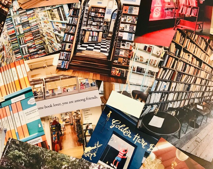 Book Postcards/surprise Mix of Bookish Postcard Set Etsy
