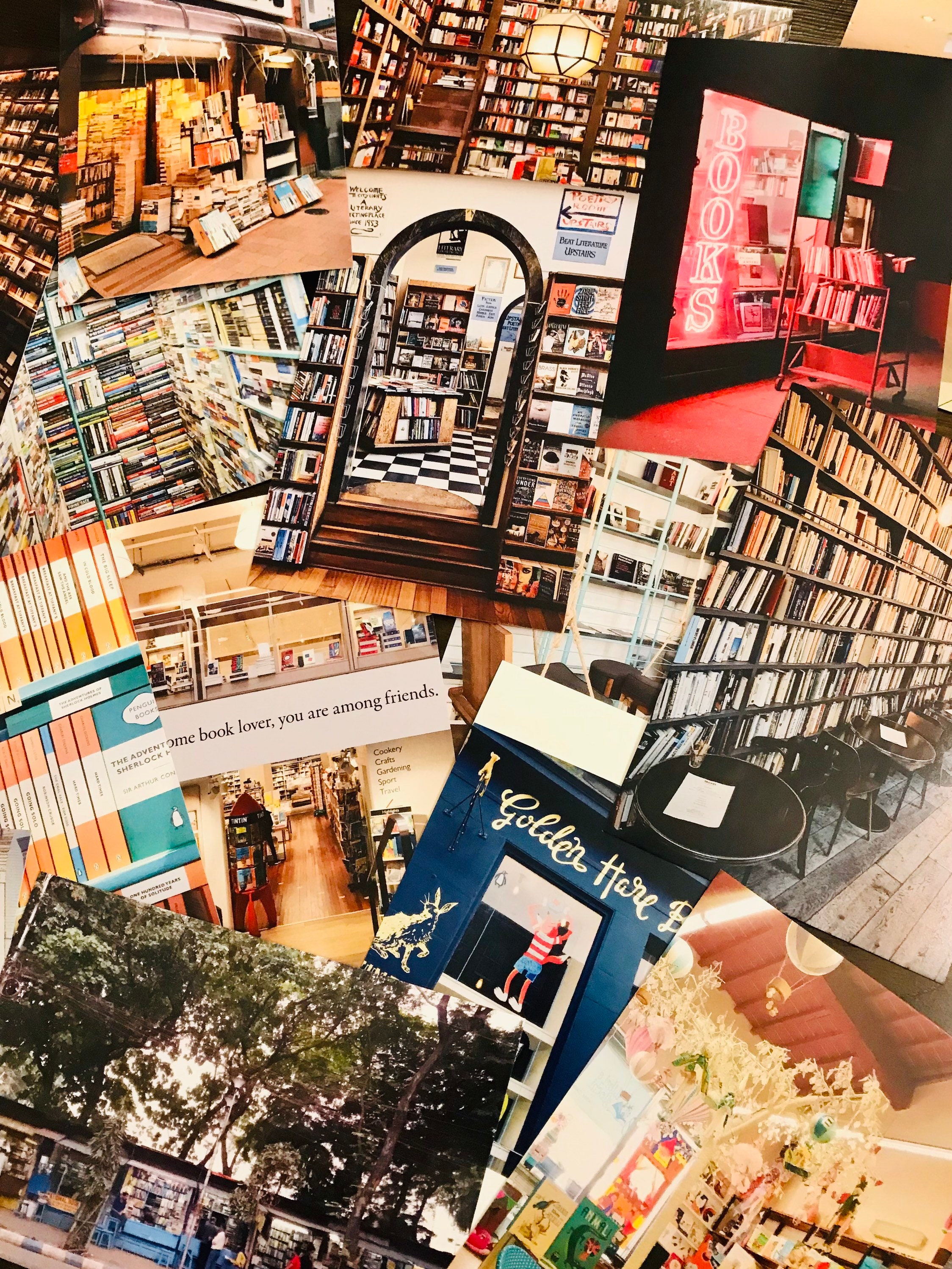 Book Postcards/surprise Mix of Bookish Postcard Set Etsy