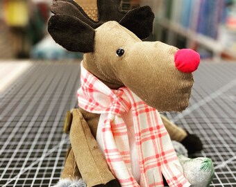 Rudie the Reindeer Plushie Kit