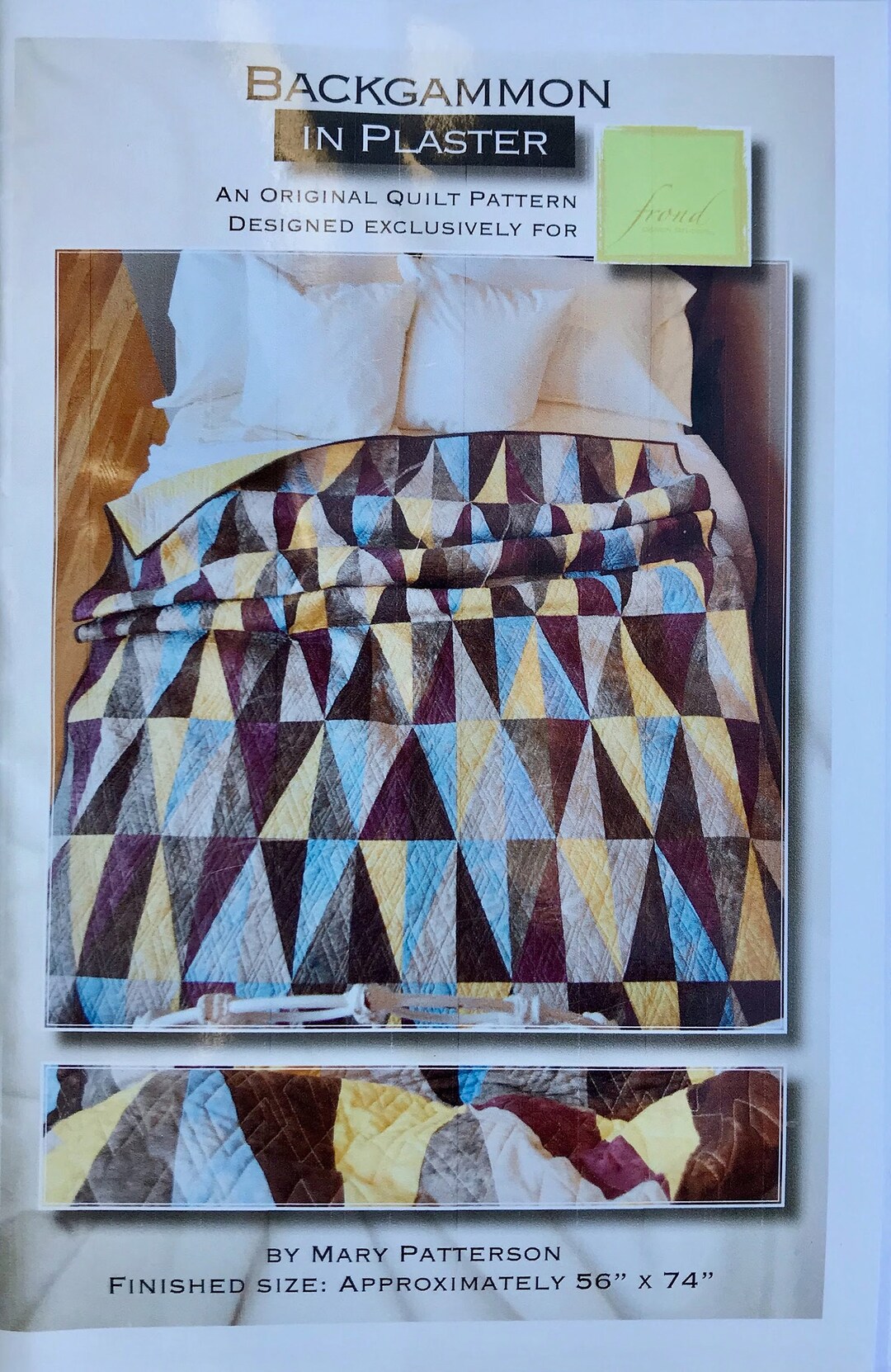 Backgammon Quilt Kit Etsy