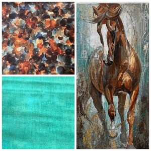 Spirited Horse Quilt Panel Kit