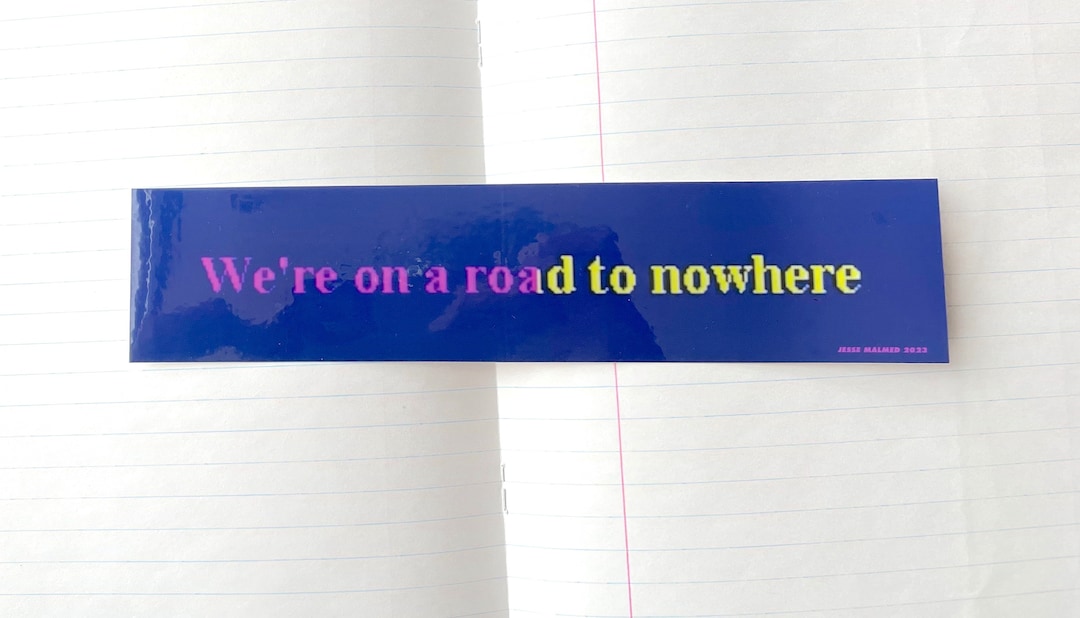 Road to Nowhere Caraoke Bumper Sticker - Etsy