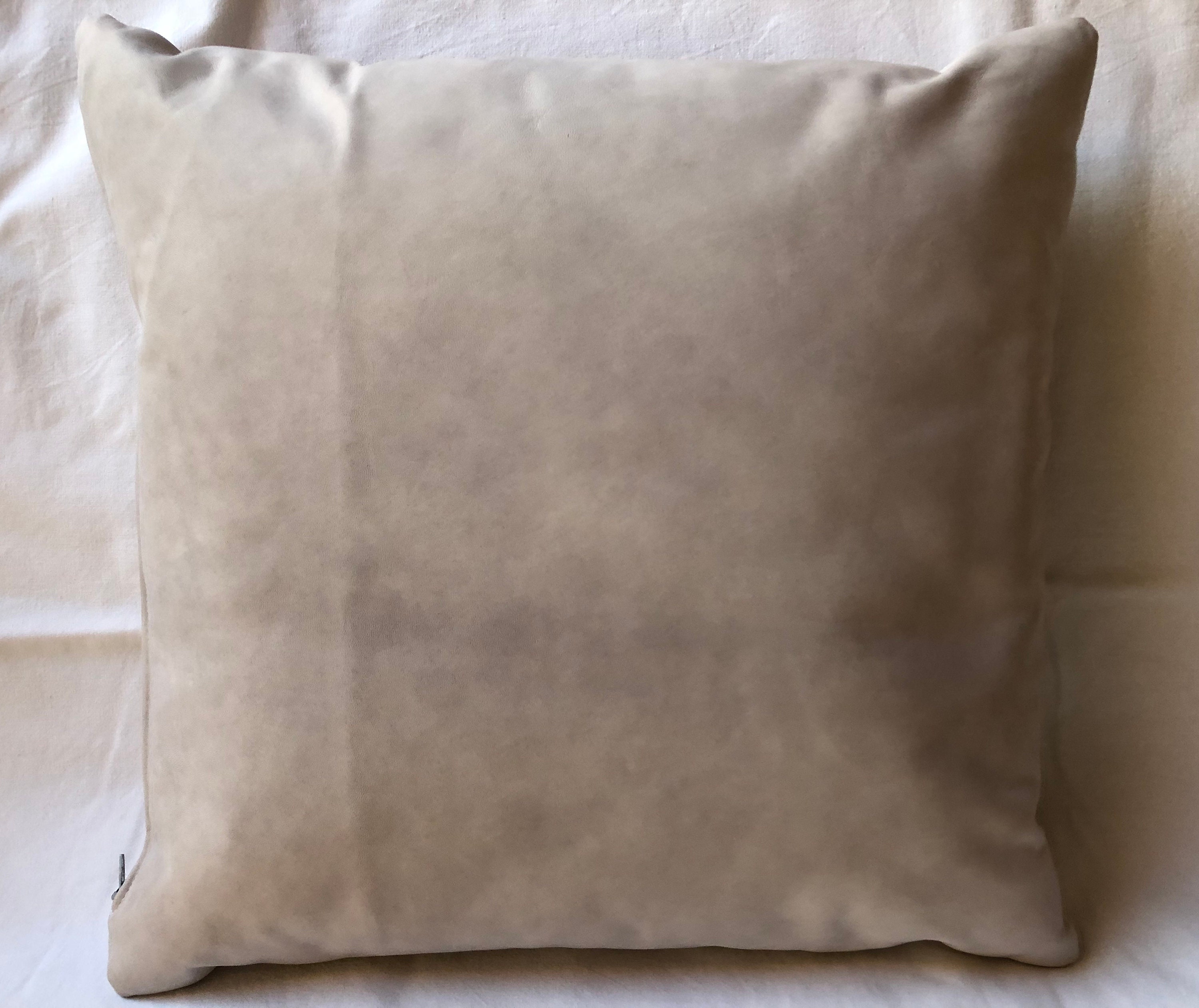 Leather cushion Etsy