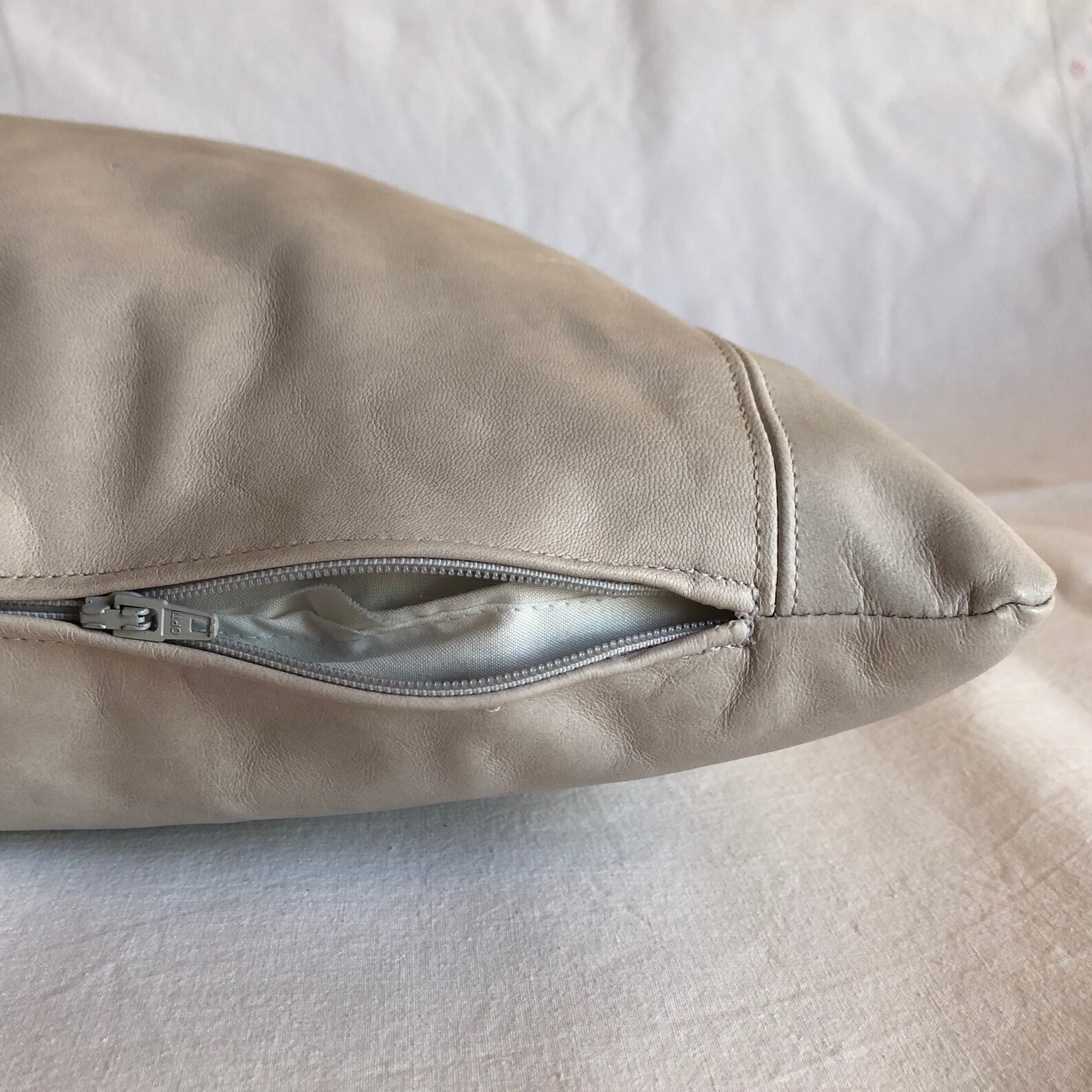 Leather cushion Etsy