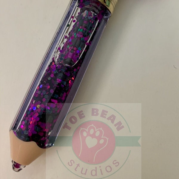 Spellcast Liquid Glitter Pencil Jewelry / Keychain Shaker