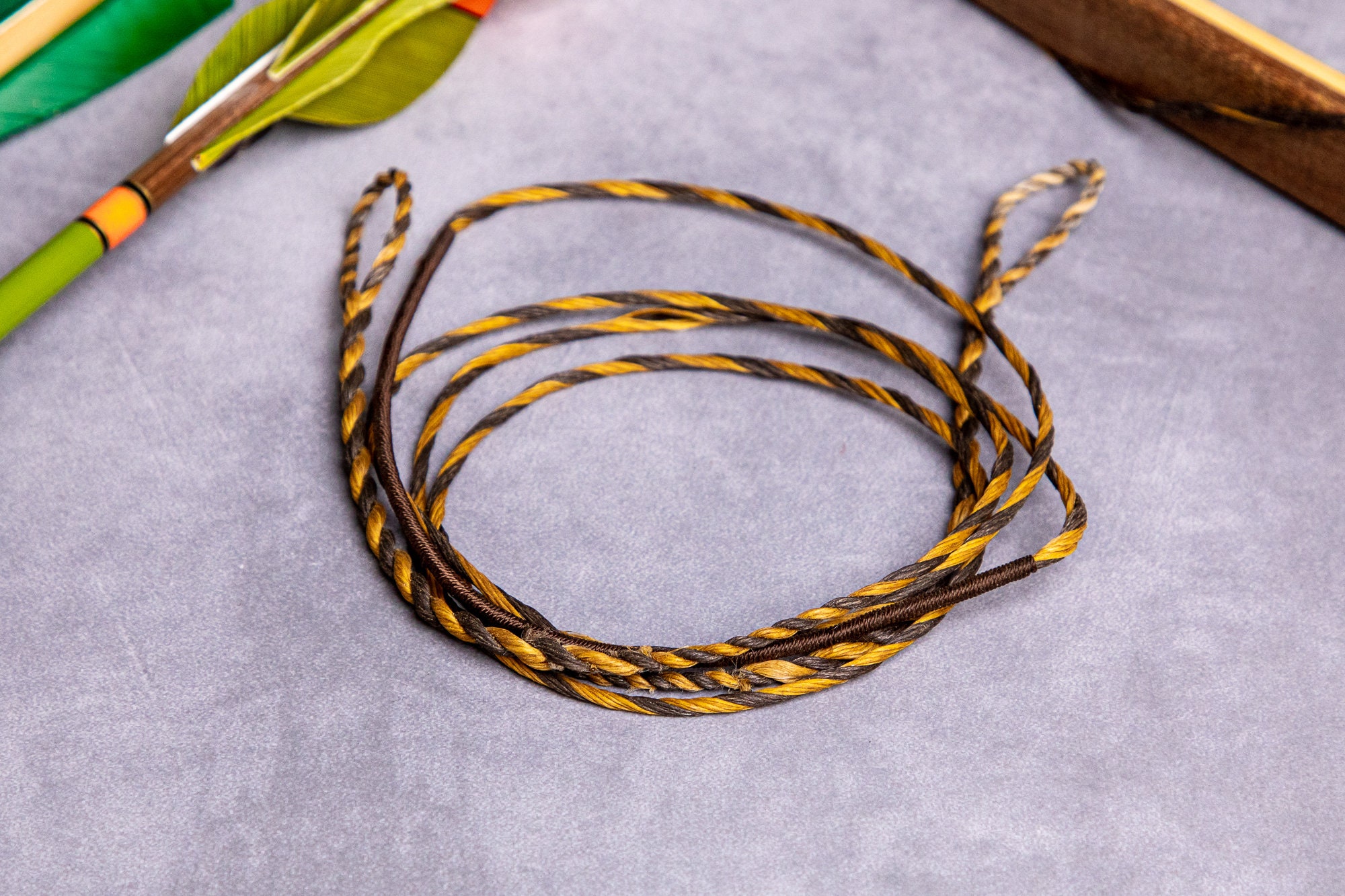 B55 Flemish Twist 2 Colour Bow String Etsy UK