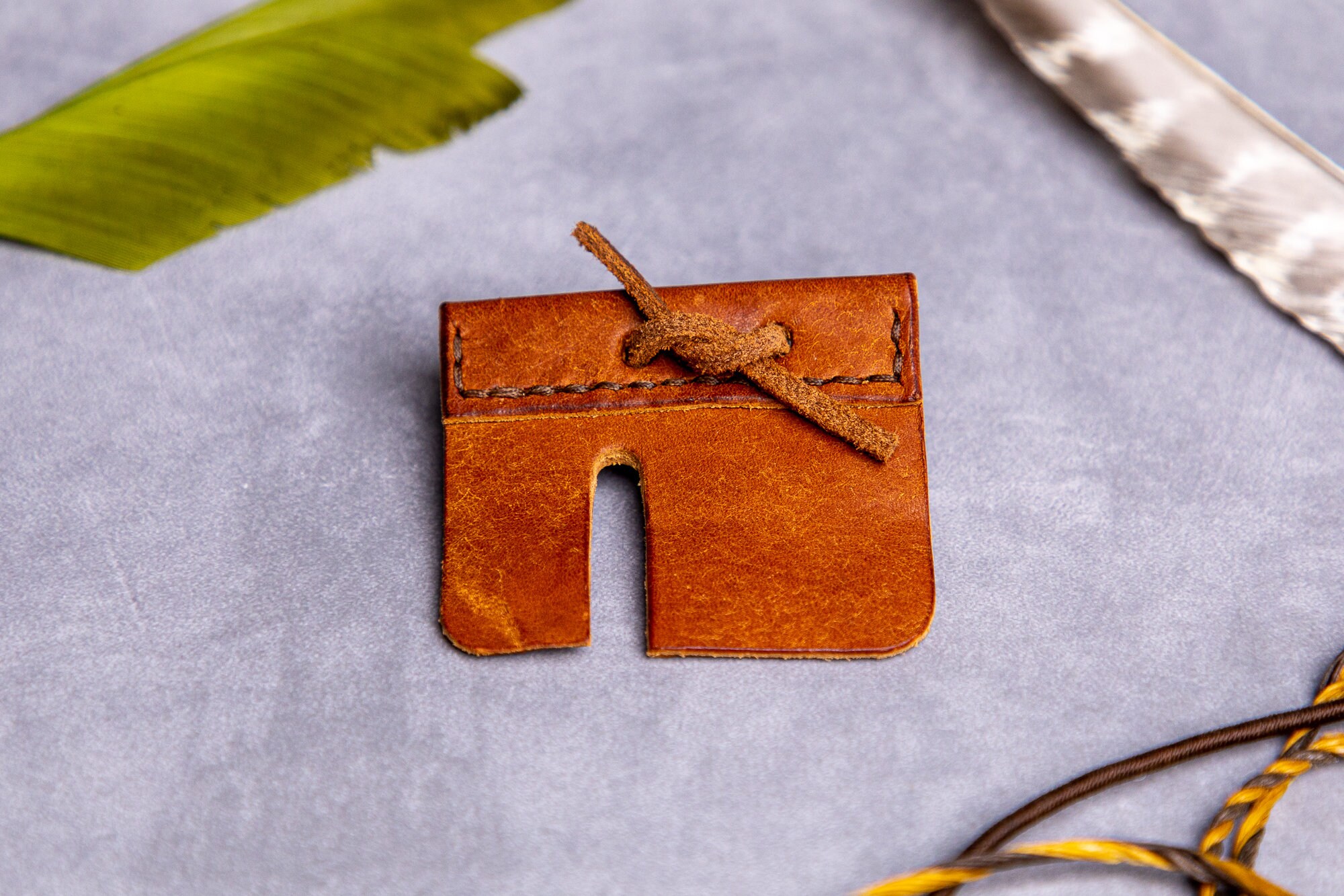 Split Finger Archery Tab Leather Finger Strap Etsy