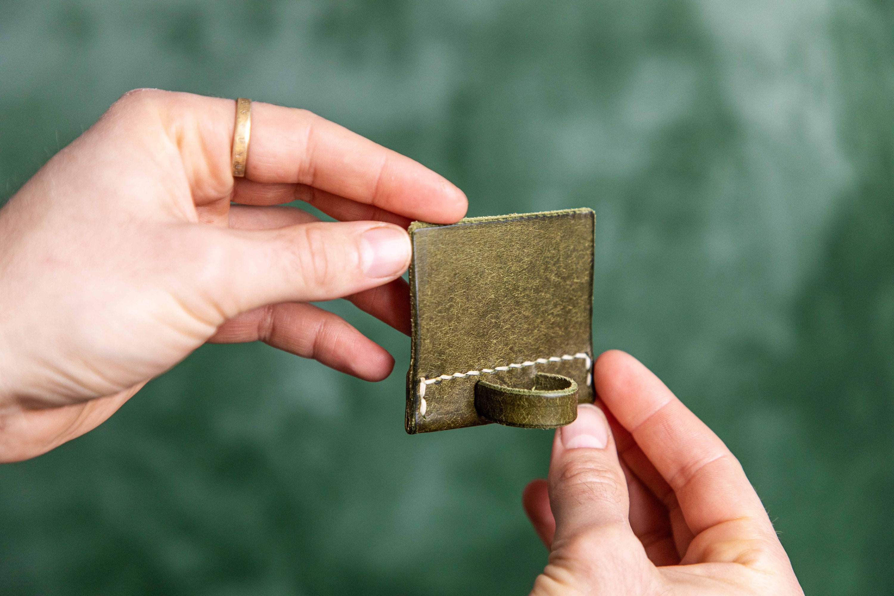 Split Finger Archery Tab Leather Finger Strap Etsy