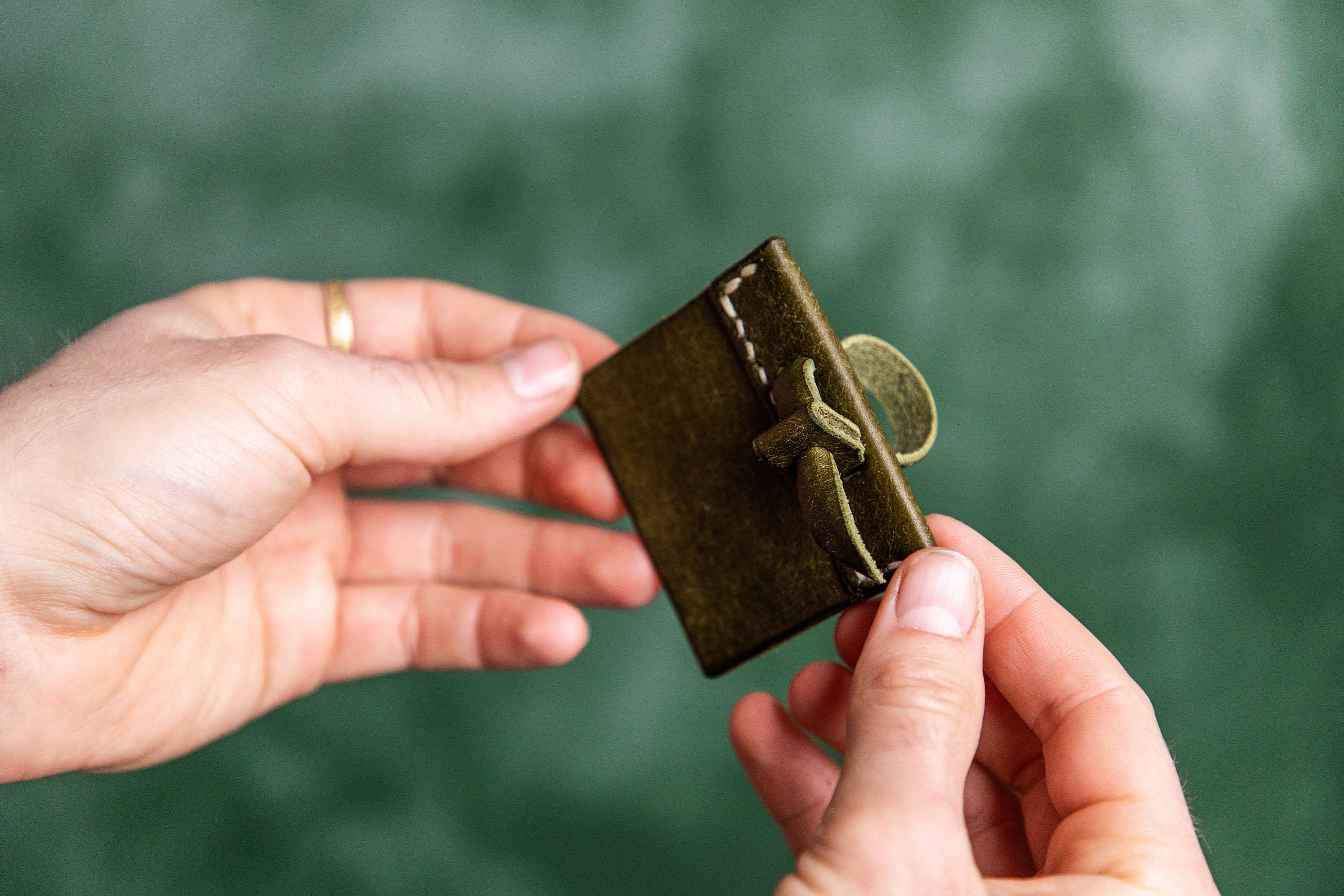 Split Finger Archery Tab Leather Finger Strap Etsy