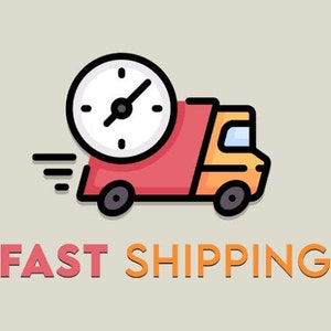 Fast Prioritized Shipping | Arrives in 3-5 days | Tracking number is included