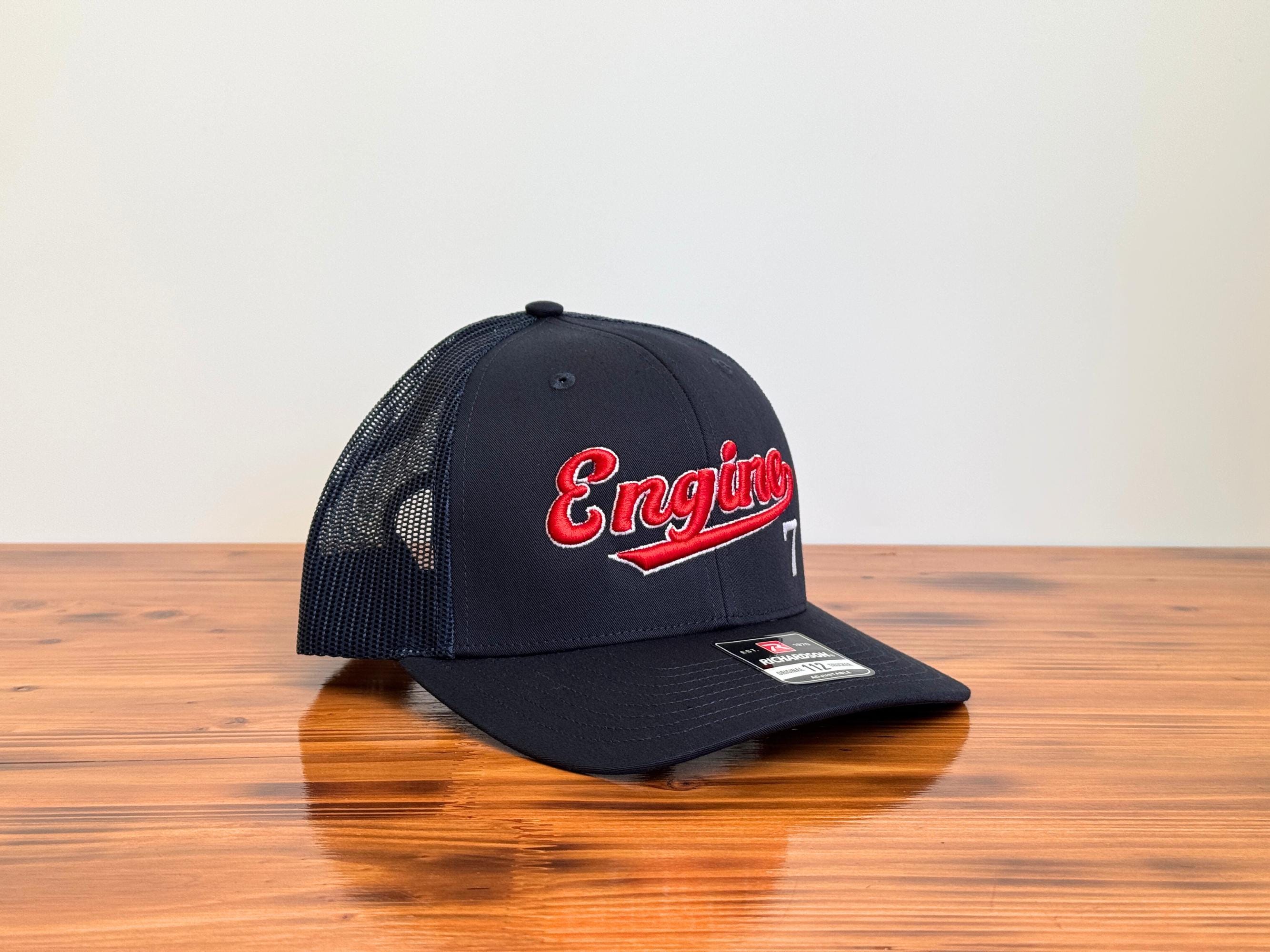Personalized Firefighter Hat Custom Fire Station Hat Fire Department ...