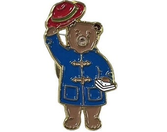 Bear pin badge- enamel Paddington pin badge