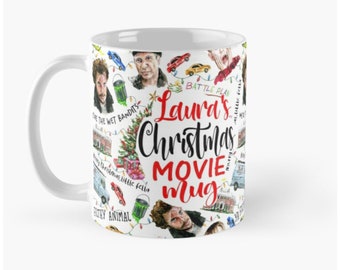 Christmas Movie Mug, Home alone film , Christmas Mug, Personalised Mug, Christmas Gift white mug