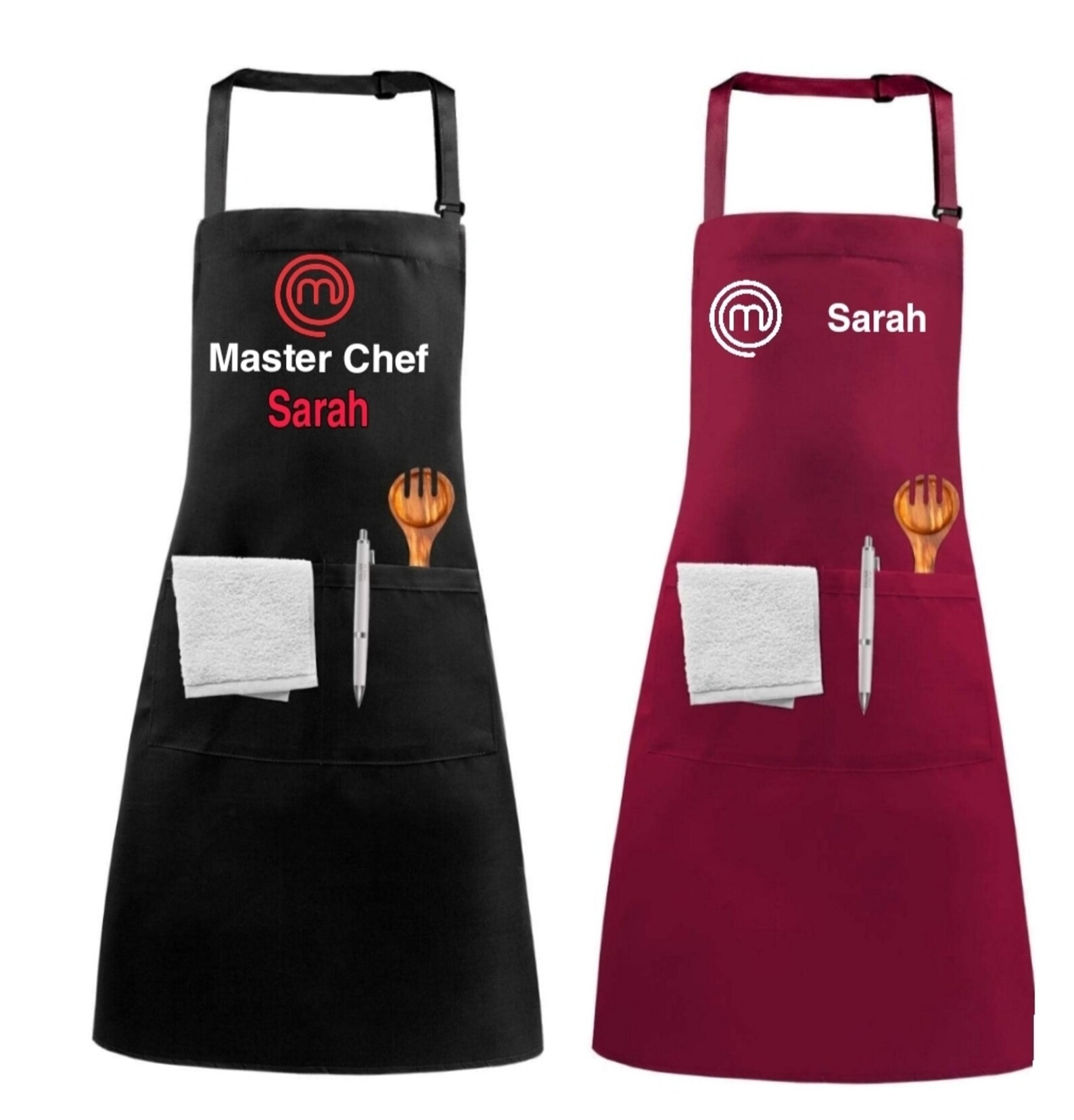 Tablier MasterChef imprimé personnalisé Nom personnalisé Etsy