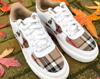 plaid nike shoes