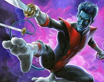 Nightcrawler X-Men Art Print