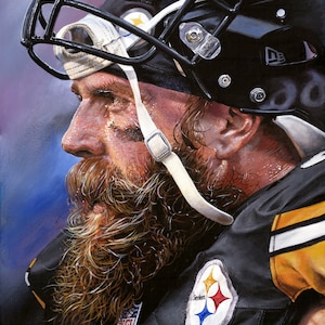Brett Keisel Pittsburgh Steelers Art Print