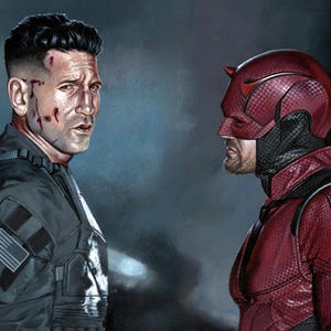 Punisher & Daredevil Art Print