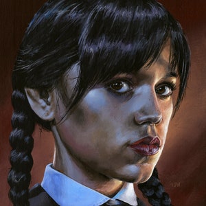 Wednesday Addams Art Print
