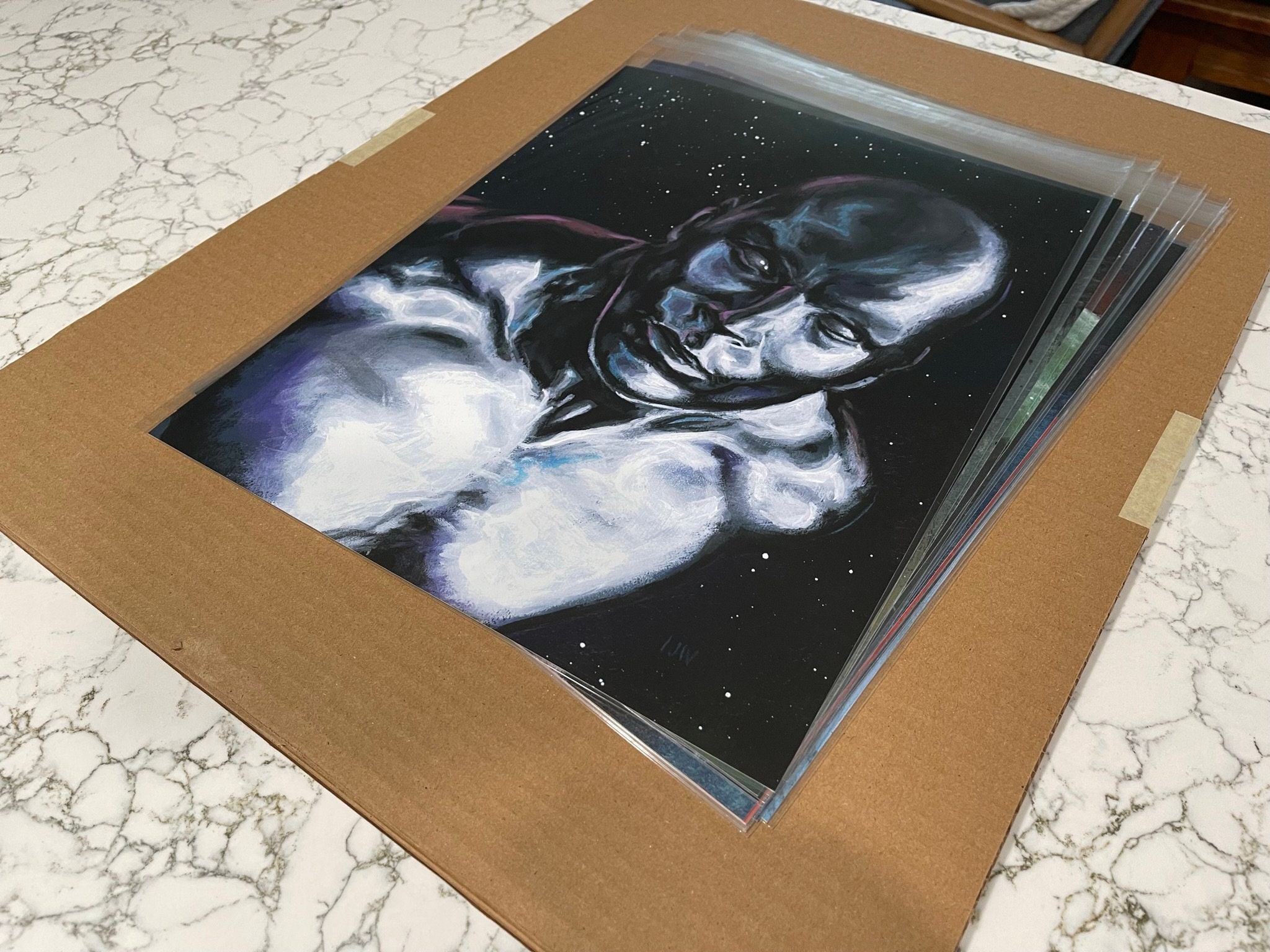 Silver Surfer Art Print - Etsy