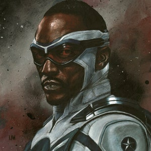 Sam Wilson Captain America Art Print