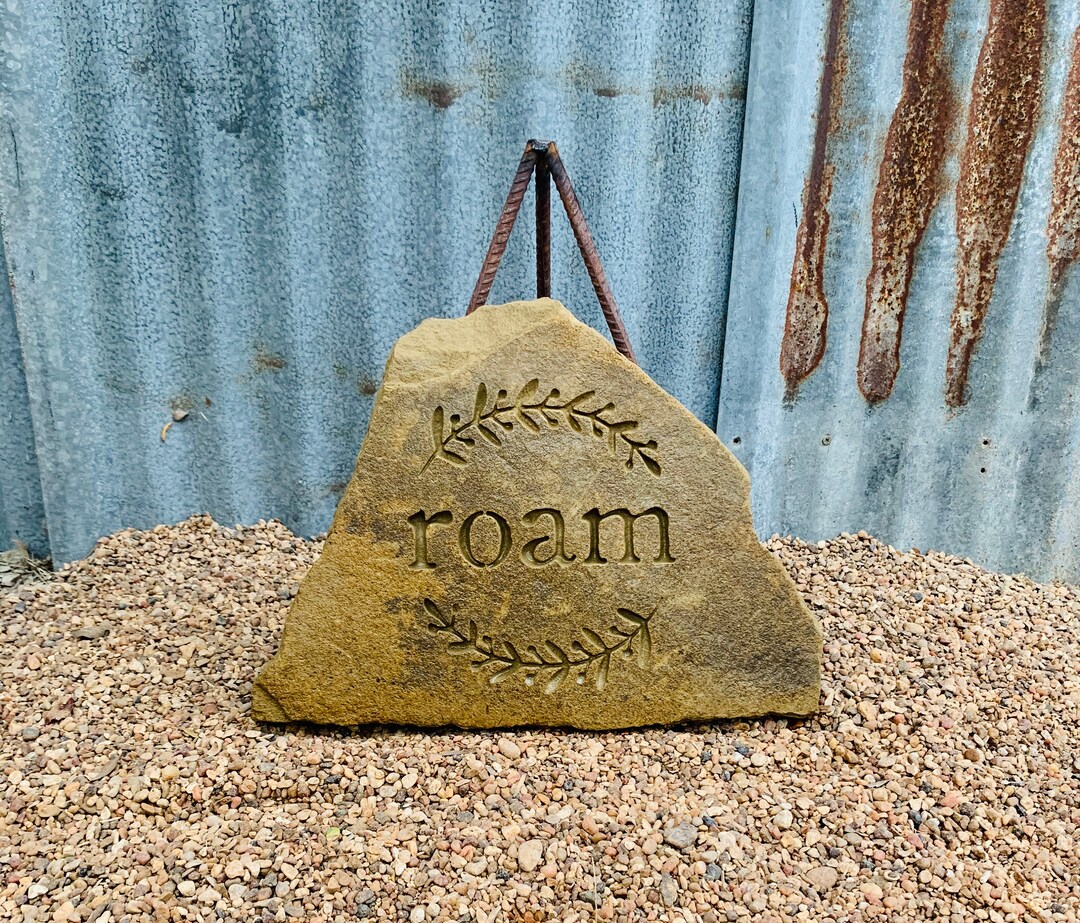 Sandblasted Roam Rock Etsy