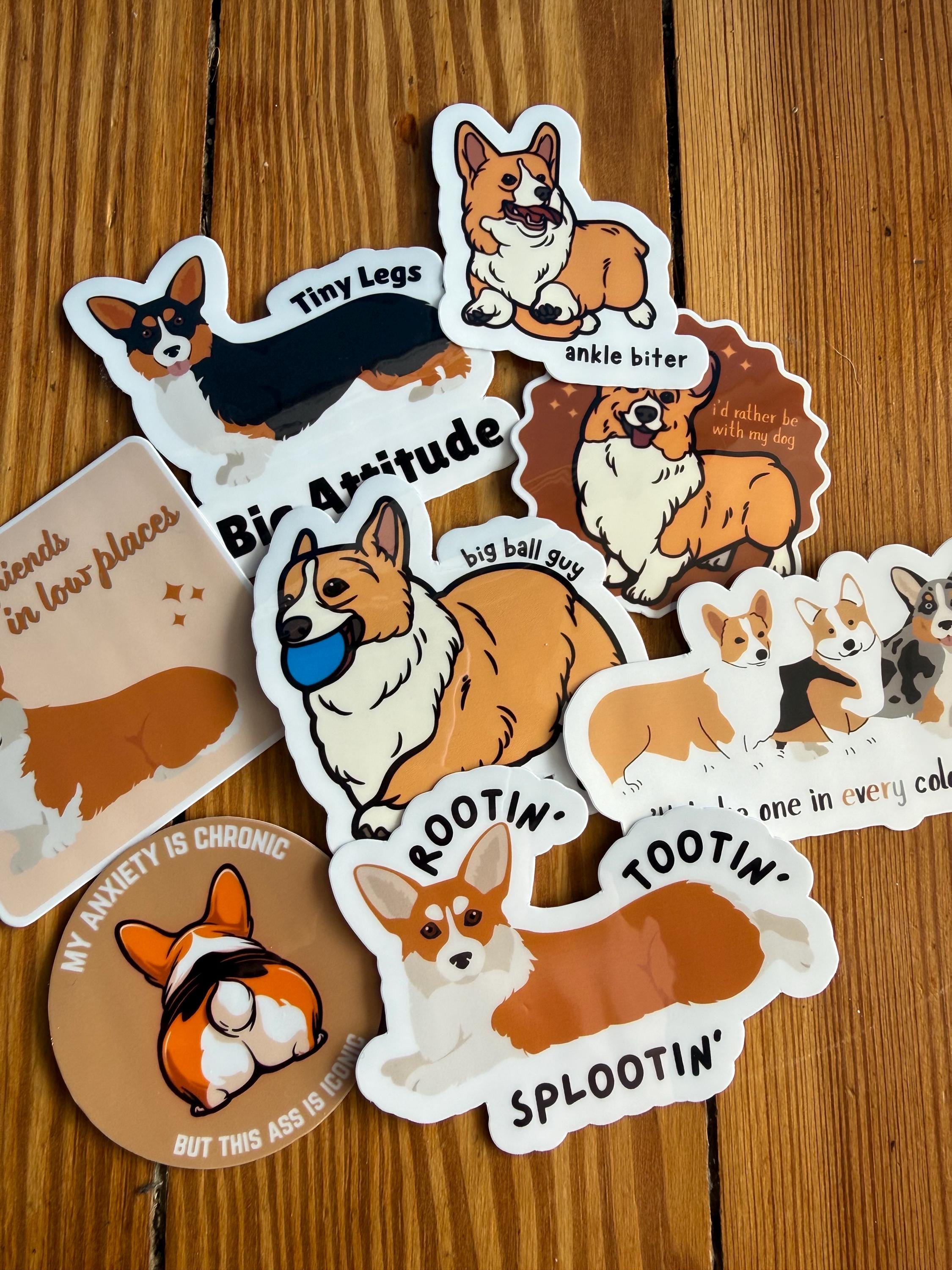 Science Corgi Sticker Corgi Sticker Pack, Funny Dog Decals, Corgi Dog Mom Gift - Etsy