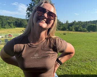Local Egg Dealer Baby Doll Tee, Farmer Tee, Retro Farmhouse Aesthetic, Funny Country Girl Shirt