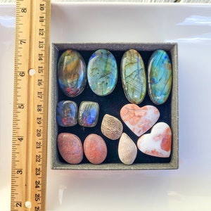 Grooved Cabochons Labradorite Aragonite Dinosaur Bone Jewelry Making Macrame Wire Wrapping Crystal Deal Healing Stone Wholesale Lot