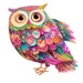 Whimsical Owl Clipart PNG, Watercolor Owl PNG, Quirky Owl Junk Journal ...
