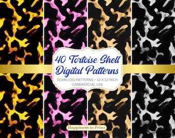 小物 GIRLS DON'T CRY TORTOISESHELL PATTERN Tortoiseshell Seamless Pattern, a Pattern Graphic by Leysa Flores