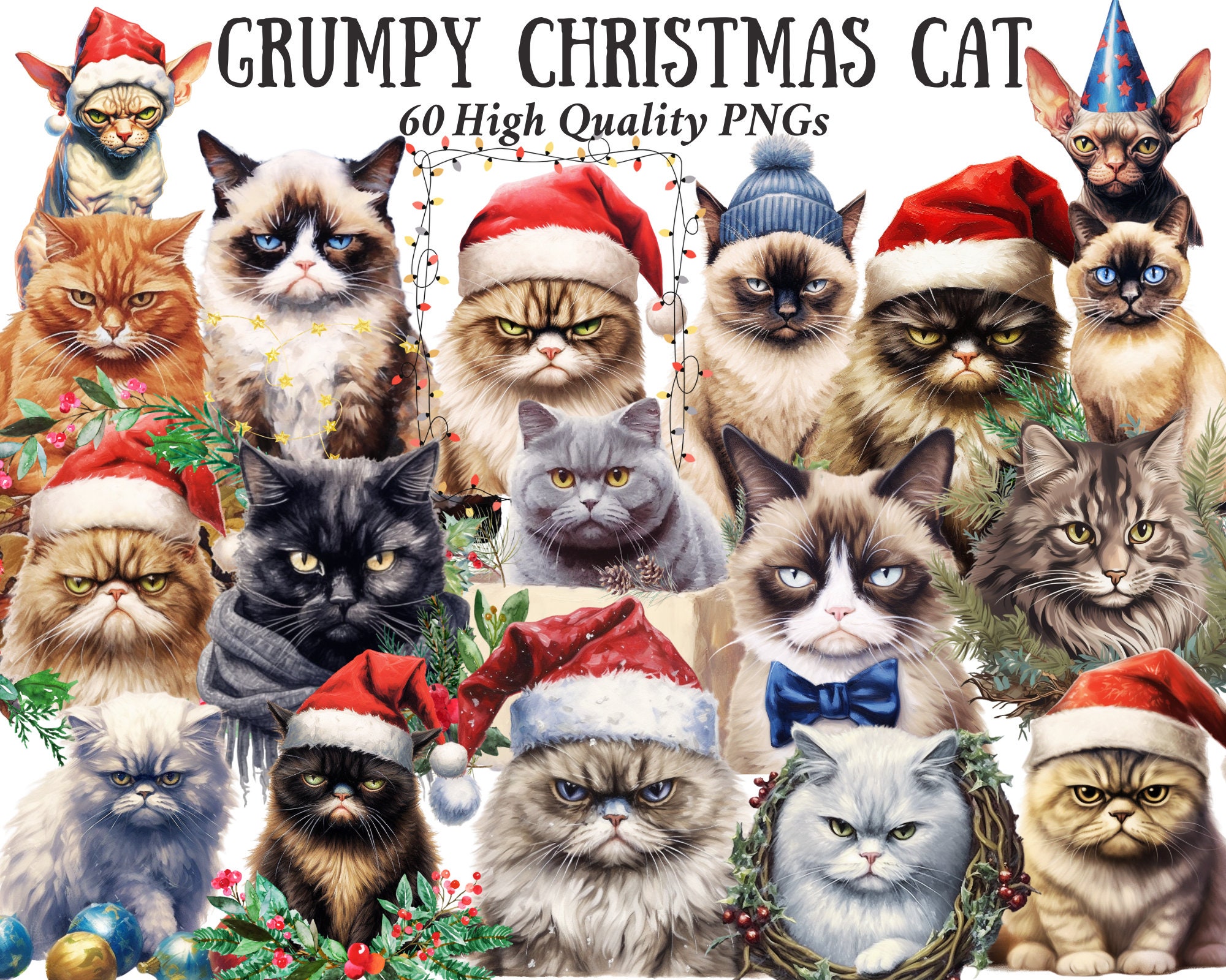 Grumpy Angry Cat Illustration Graphic by Topstar · Creative Fabrica