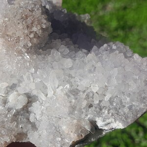 A natural, soft purple amethyst quartz flower! From India! (374.7grams)