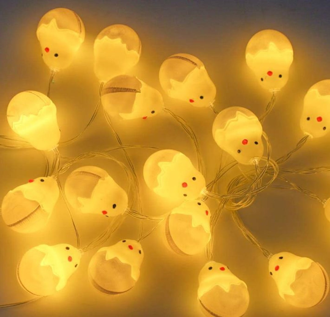 Adorable Baby Chick Easter String Lights 10 Feet of Etsy