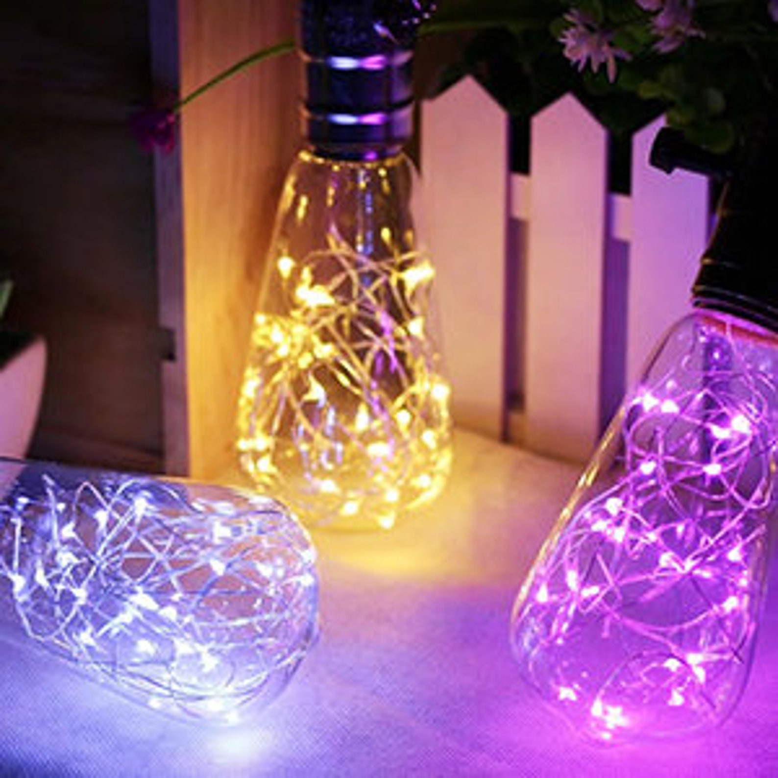 20ft Long Fairy Lights Warm White Waterproof Fairy Lights Etsy