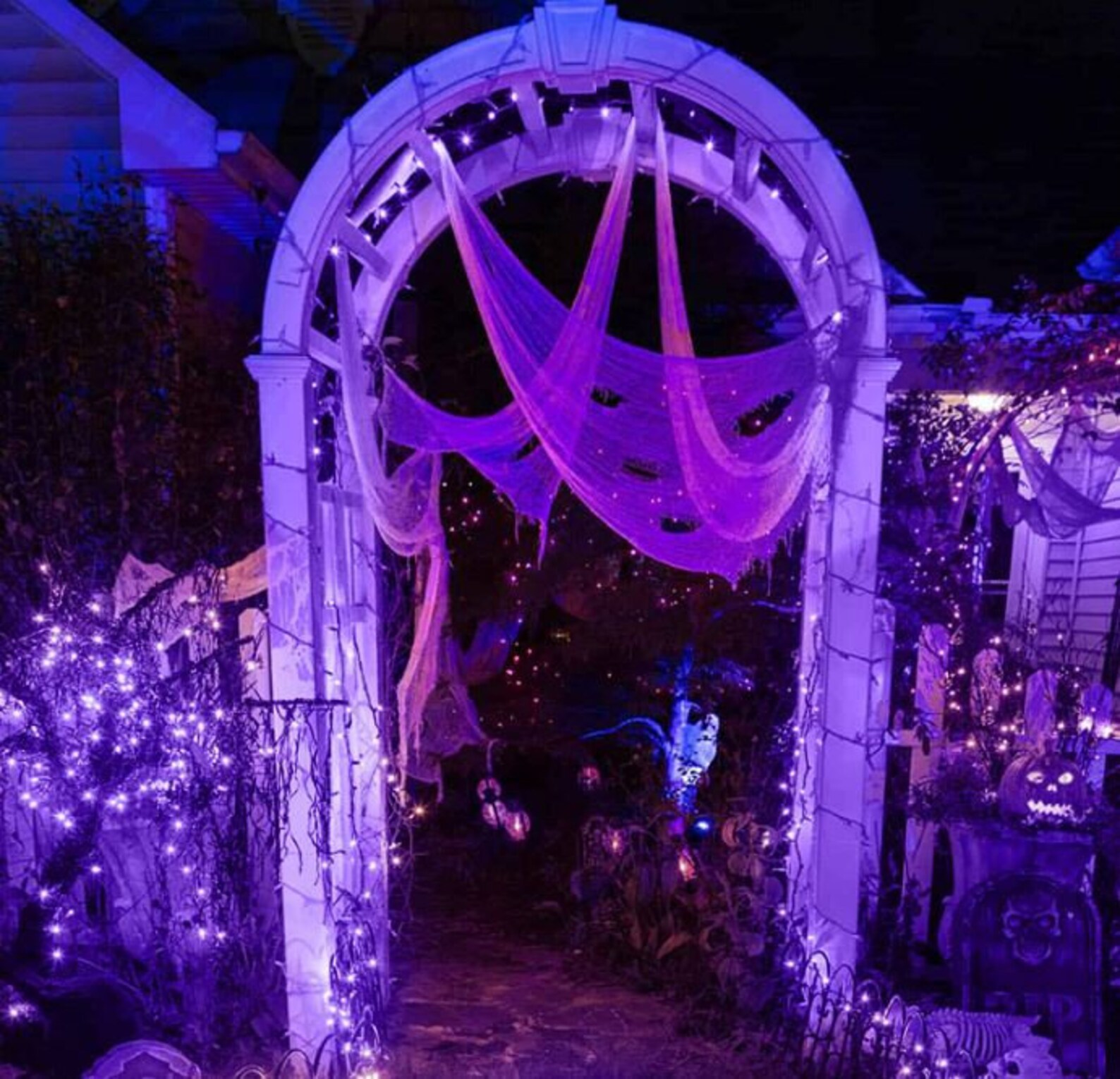 Purple LED String Lights Fairy Lights Halloween Lights Etsy