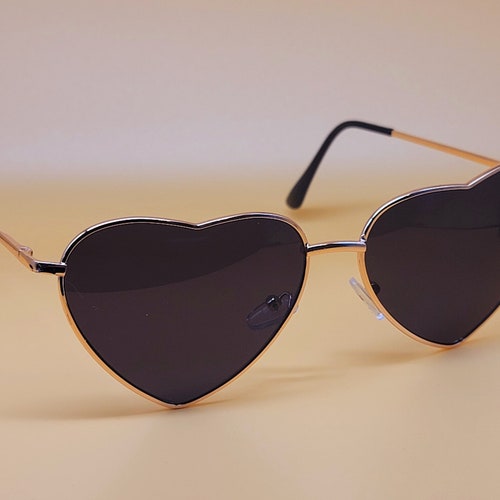 Glasses Heart Sun Vintage