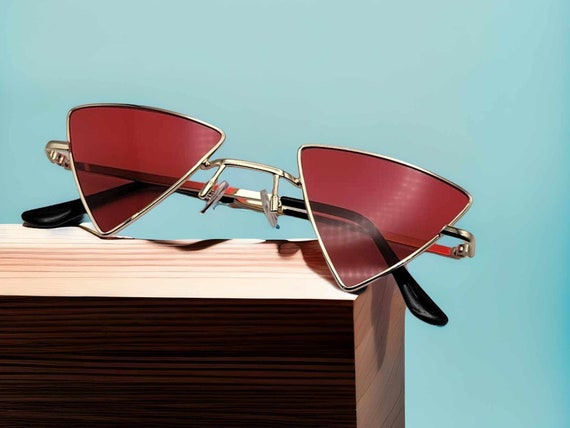Albion - Oval Wrap Around Retro Round Fashion Sunglasses - Cramilo Eyewear  - Stylish & Trendy Eyewear