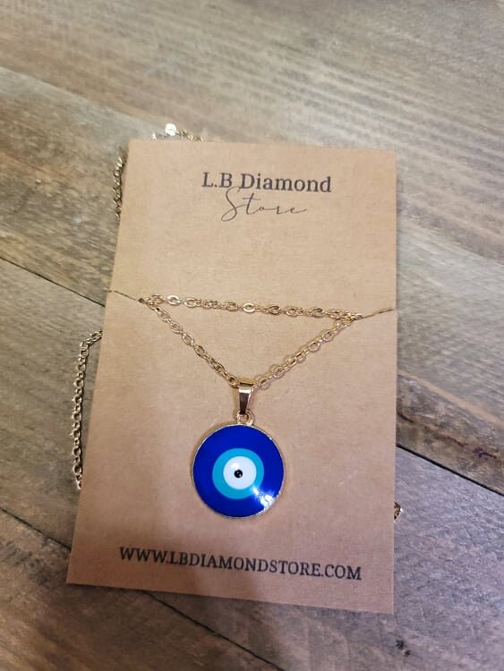 Evil Eye Necklace Blue Evil Eye Blue Eye Necklace Gift for Etsy