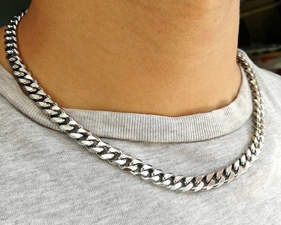 3/5/7mm 22Inch Twisted Rope Link Chain Silver/Gold Stainless Steel Necklace  for Men - Walmart.com