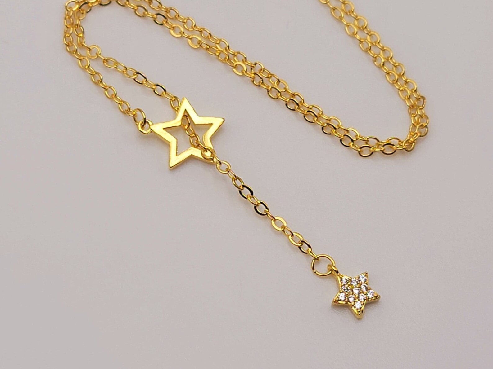 Trendy Star Choking Necklace golden Tone Gift for Her Etsy
