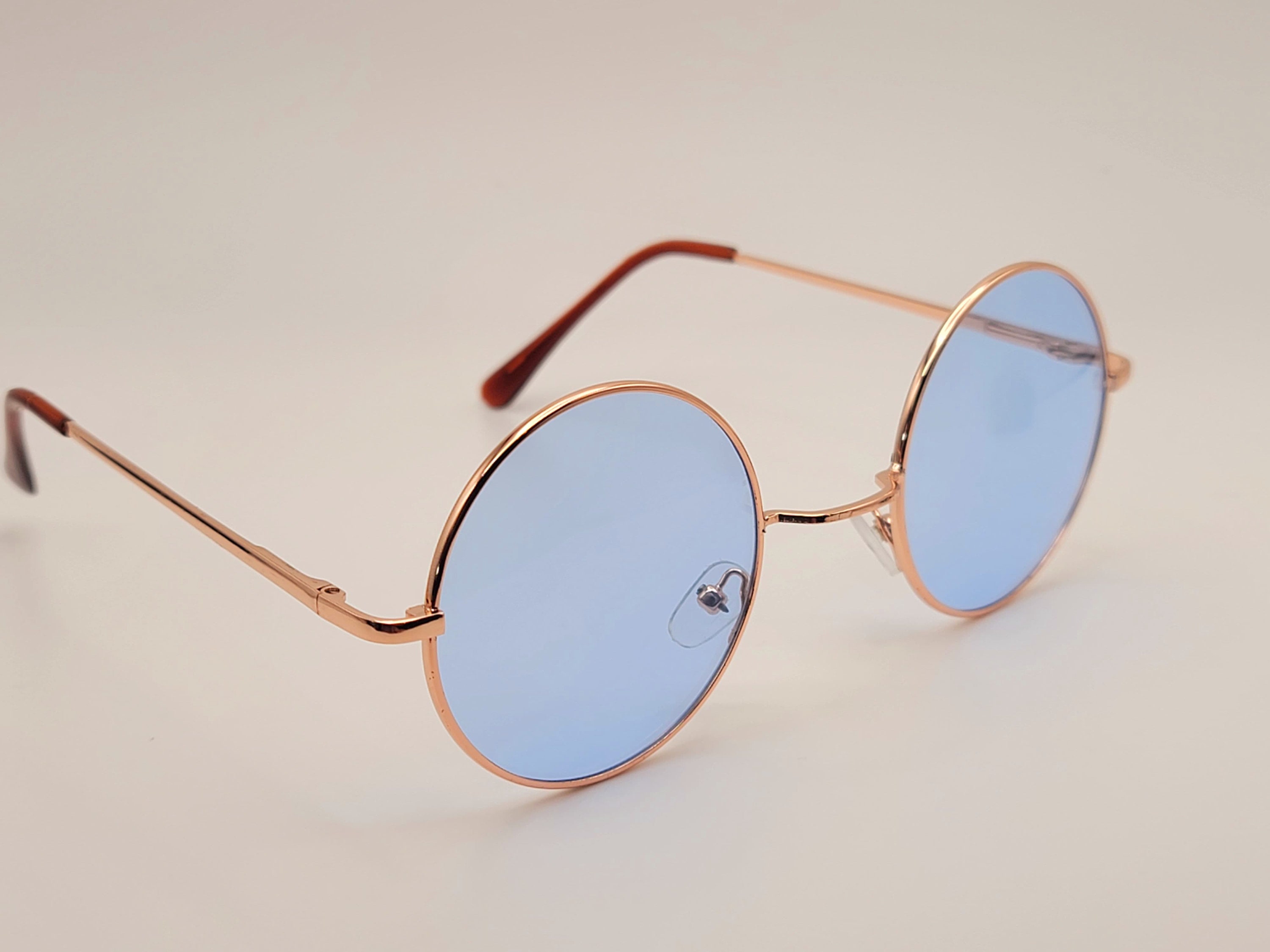 Round sunglasses hippie on sale