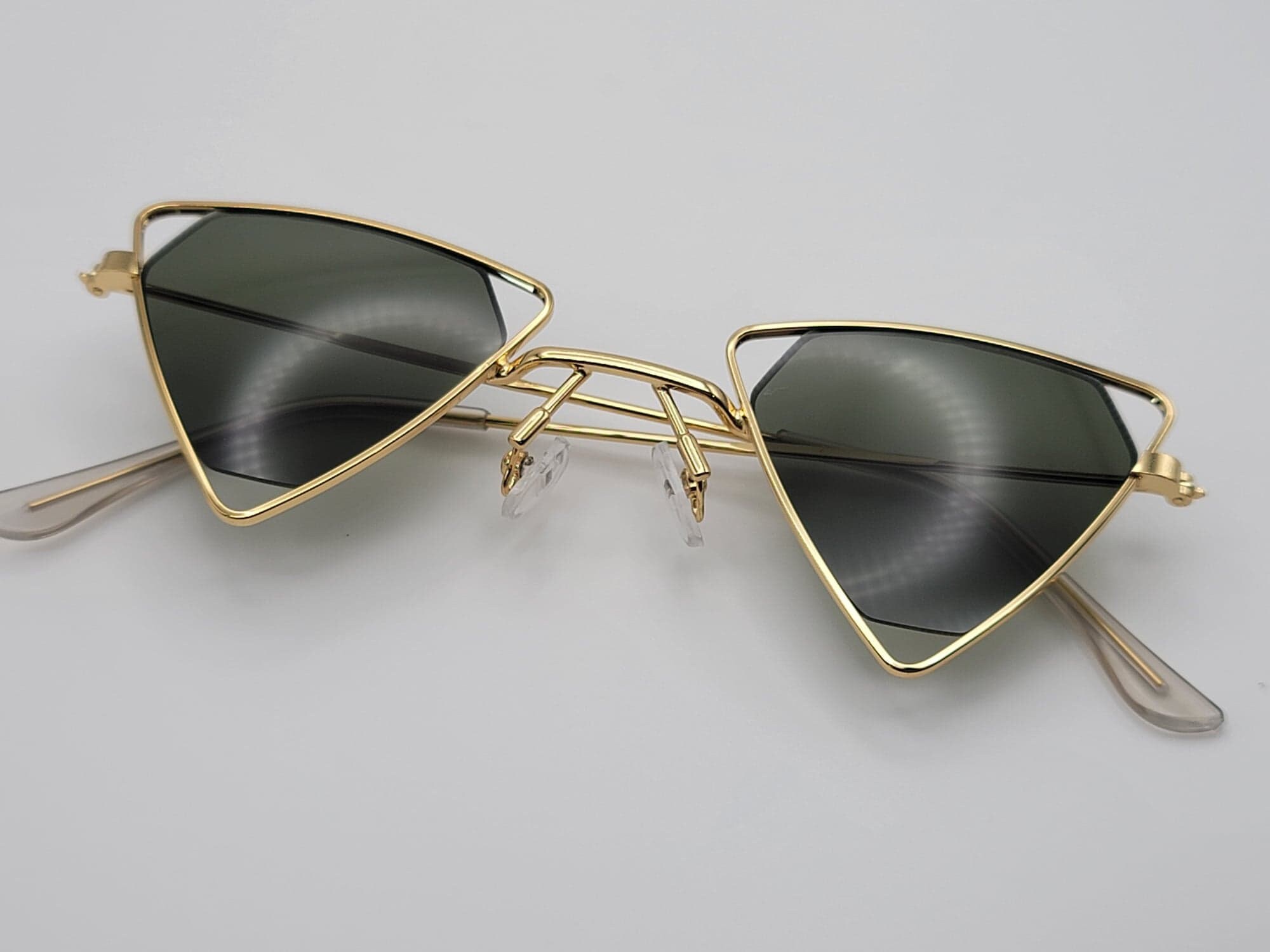 Cat Eye Sunglasses Retro Women Sunglasses Men Eyeglasses Triangular Sun  Glasses | Fruugo AU
