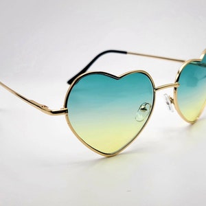 Heart Shape Heart Sunglasses Retro Vintage Boho Translucent Sun Glasses Shades, Heart Sunglasses, Red Sunglasses Purple